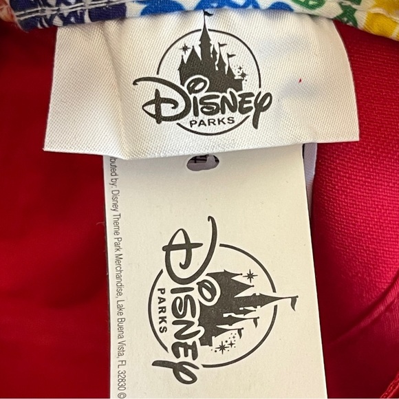 Walt Disney World Red mickey Ears Cap pride rainbow parks baseball hat adult - Picture 5 of 6